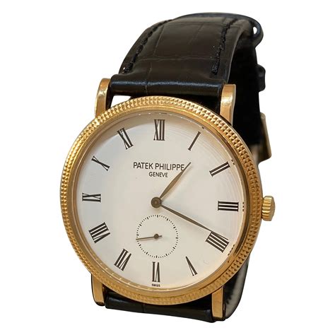 patek philippe leather band men's